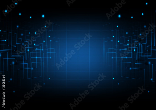 Abstract vector for technology background
