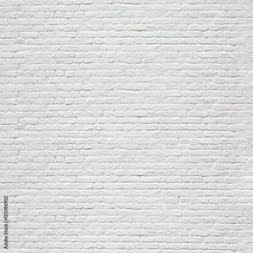 Mur en briques blanches