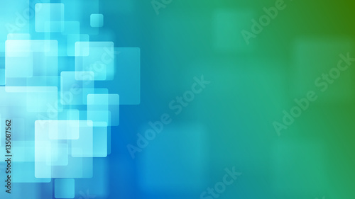 Light blue abstract background of blurry squares