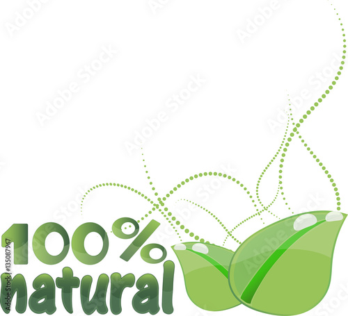 organic product design, vector illustration