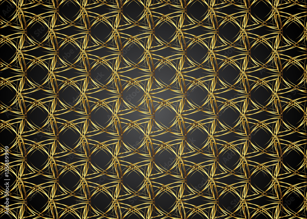 Golden and Dark vintage background.blank for message or text.