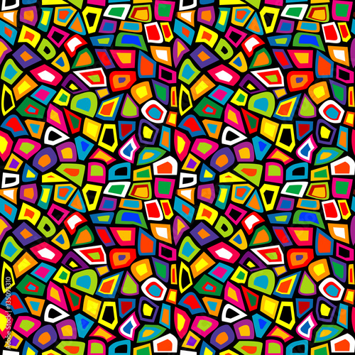 Colorful mosaic seamless