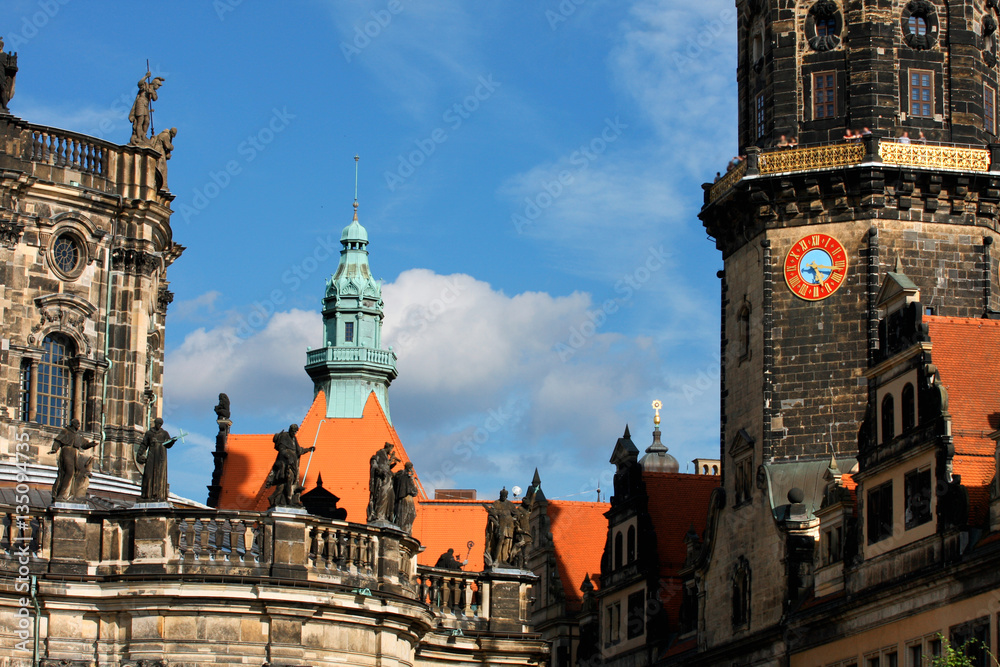 Fototapeta premium Dresden Castle or Royal Palace is one of the oldest buildings in
