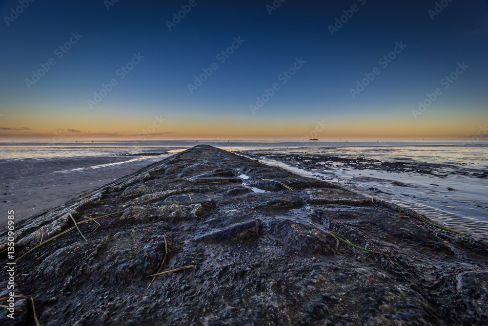 Obraz premium Blick aufs Meer in Duhnen