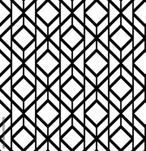 Vector seamless geometric pattern
