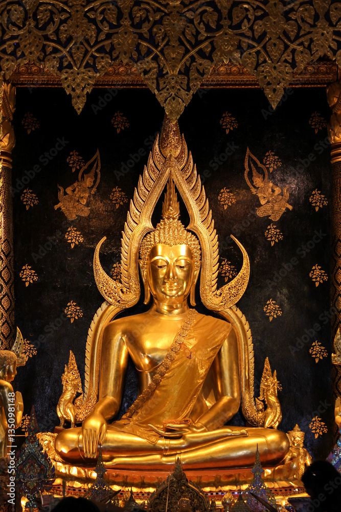 Large Buddha Statue in Phitsanulok, Thailand