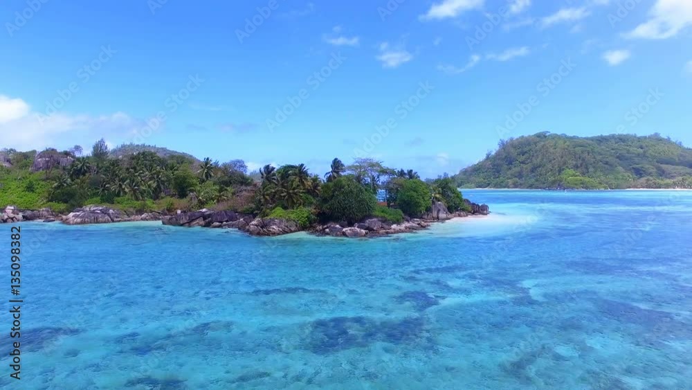 Aerial View Of L'Islette Island, Port Glaud, Seychelles 1 Aerial View Of L'Islette Island, Port Glaud, Seychelles 1