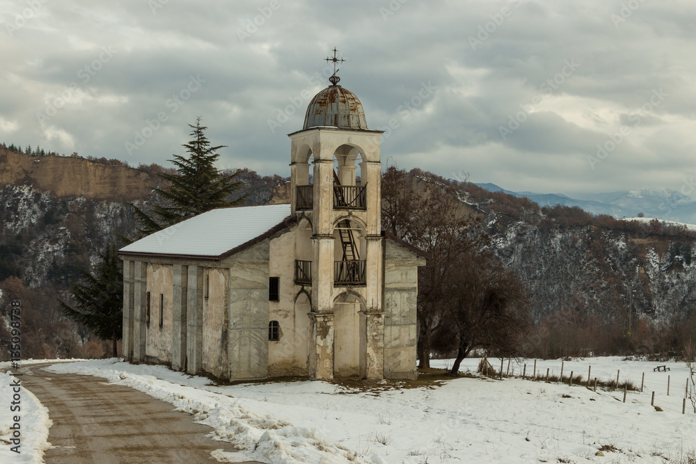 Old Orthodox church near the grave of Yane Sandanski near Rozhen Monastery, Blagoevgrad region, Bulgaria