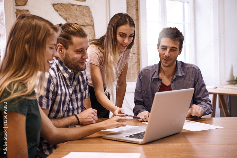 Professional team in a business meeting Professional team in a business meeting