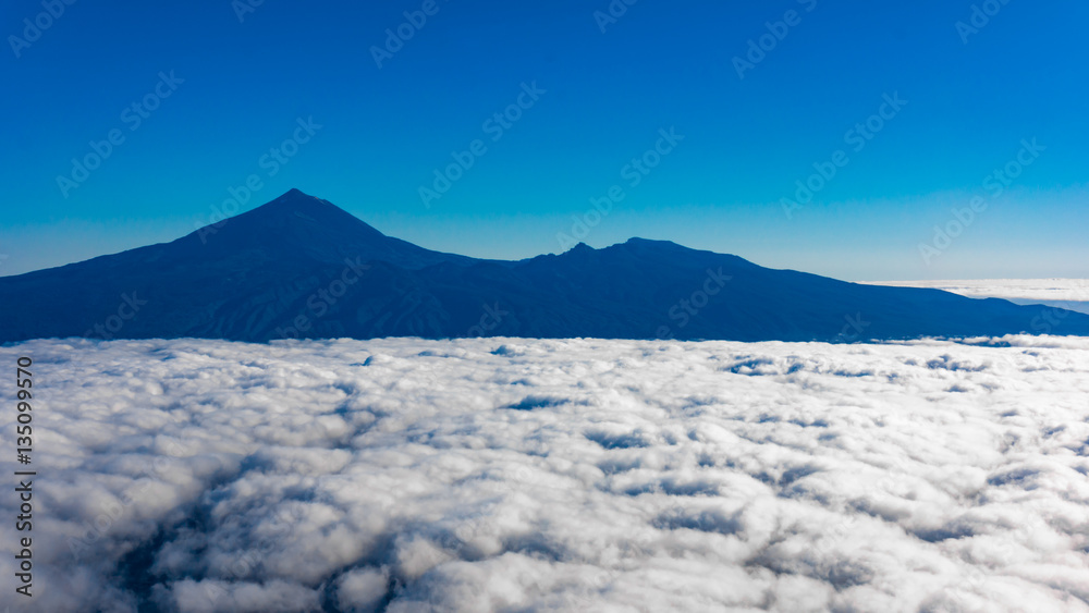 Pico del Teide, Tenerife. the top of the volcano Pico del Teide, Tenerife. the top of the volcano