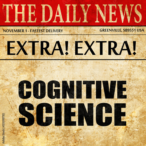 Wallpaper Mural cognitive science, newspaper article text Torontodigital.ca
