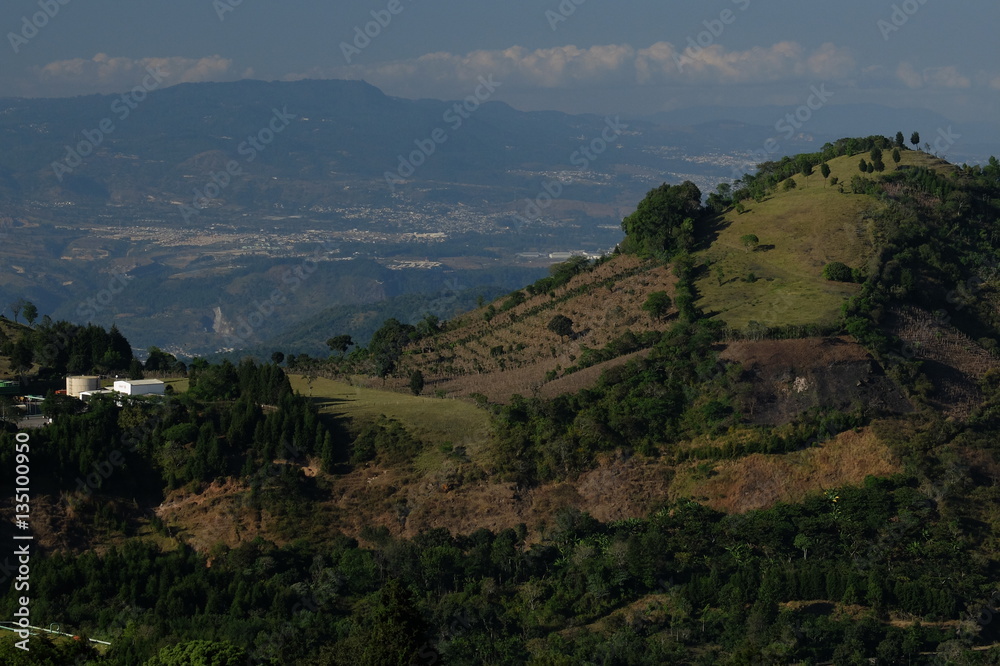 Fototapeta premium Mountains in Guatemala