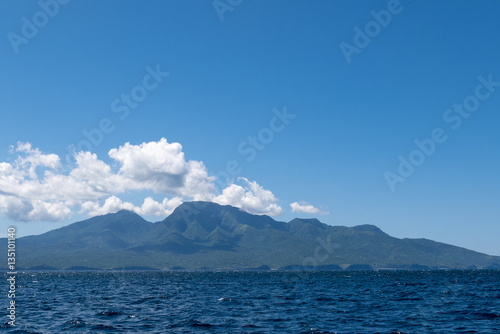 Mount Agung with ocean view in Bali, Indonesia