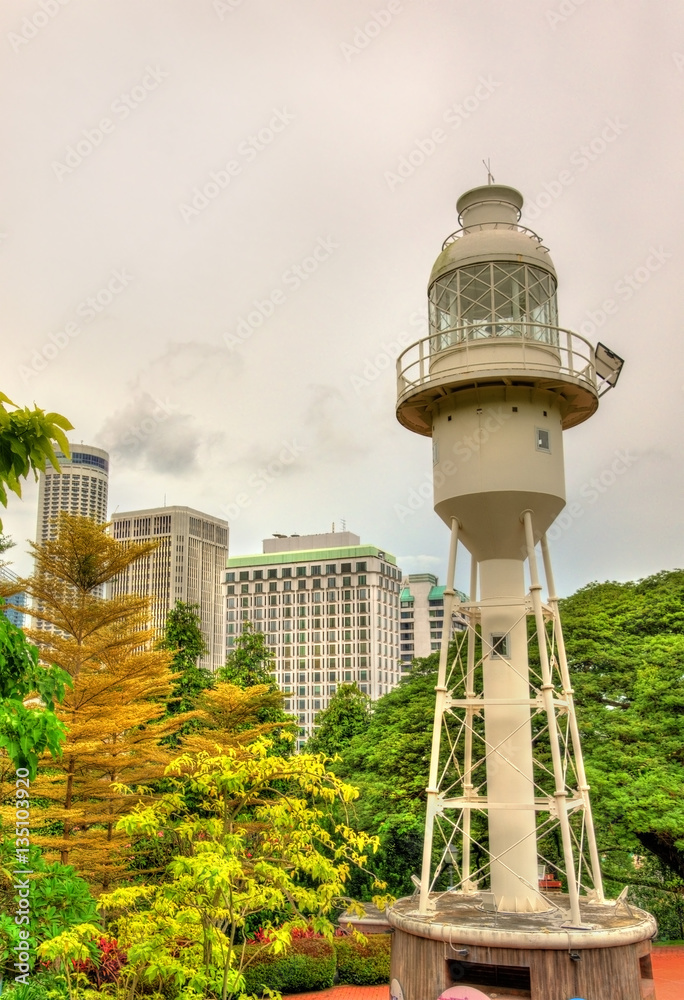 Obraz premium Fort Canning Lighthouse in Singapore