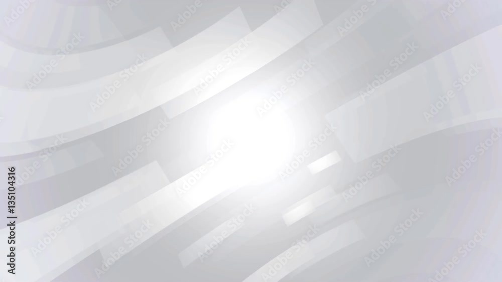 Computer generated animated background with white swirl shapes for use as a desktop screen saver, text overlay, or subtle design element background for corporate presentations.