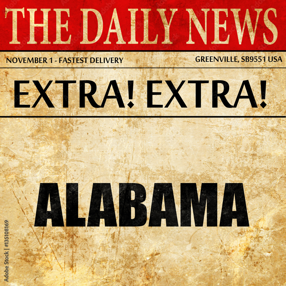  alabama, newspaper article text