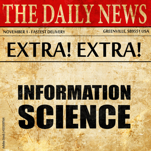 Wallpaper Mural information science, newspaper article text Torontodigital.ca
