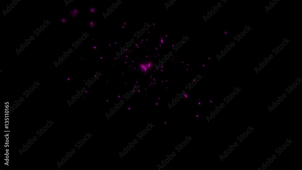 Vivid Sparks In Slow Motion Vivid Sparks In Slow Motion