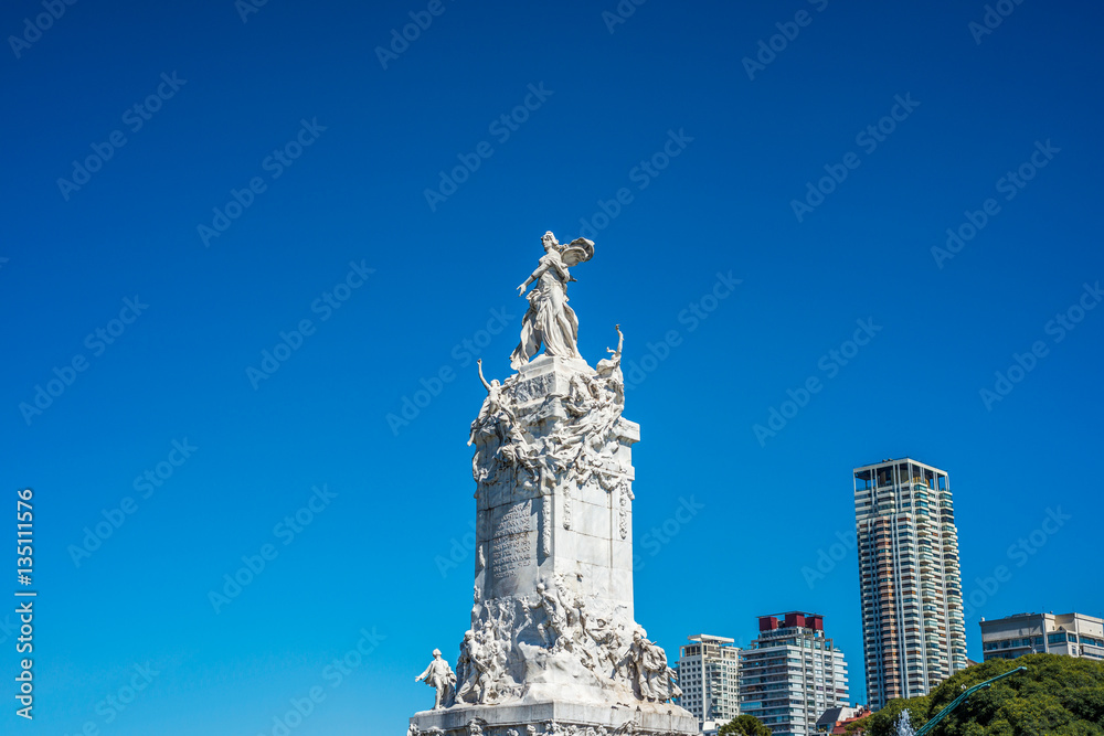 Fototapeta premium Four Regions monument in Buenos Aires, Argentina