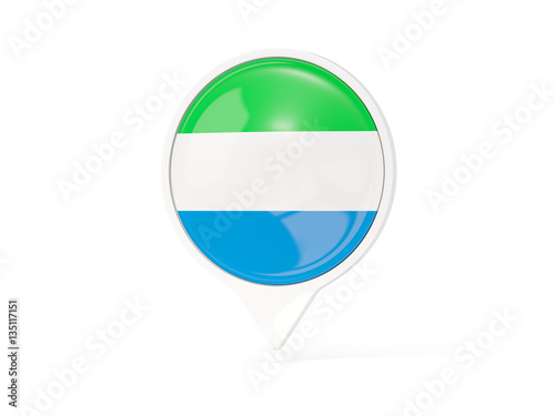 Round white pin with flag of sierra leone Free Download Round white pin with flag of sierra leone - GFXLoad