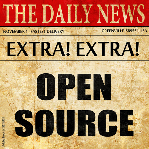 open source, newspaper article text