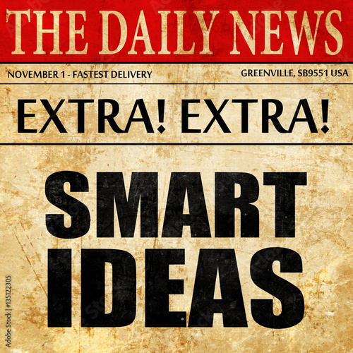 Wallpaper Mural smart ideas, newspaper article text Torontodigital.ca