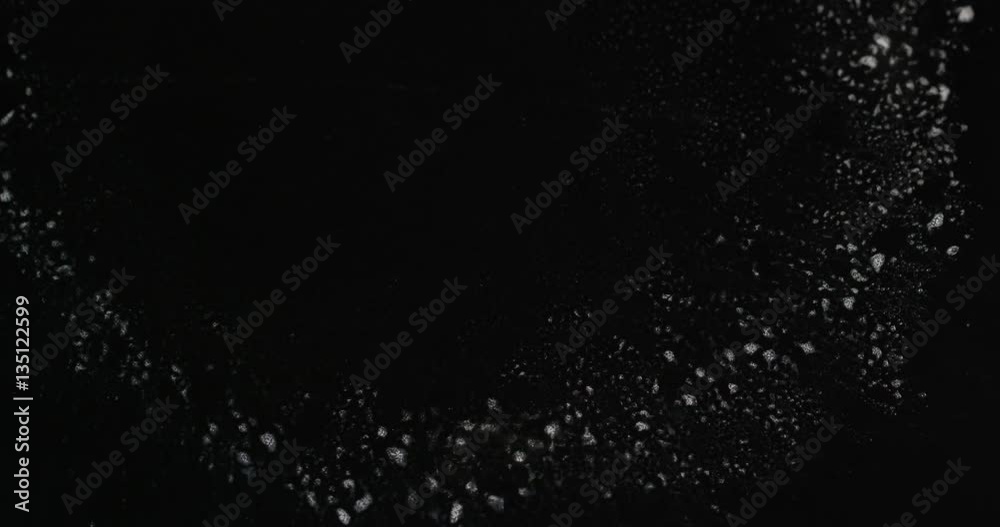 Flash Freeze ice crystals Macro time lapse Flash Freeze ice crystals Macro time lapse