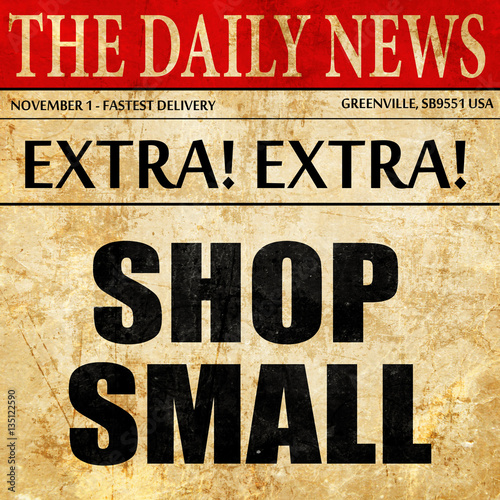 Wallpaper Mural shop small, newspaper article text Torontodigital.ca