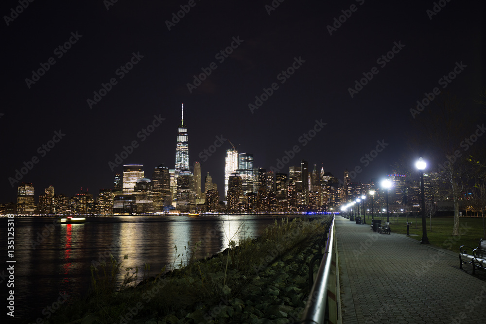 Obraz premium Liberty State Park Overlooking NYC Skyline