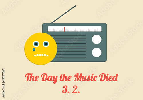 Poster for The Day the Music Died - 3rd Februardy every year