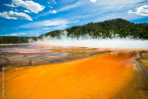 Grand Prismatic Spring. Yellowstone National Park, Wyoming.