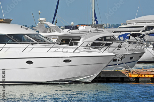 Motor yacht in jetty © Unkas Photo
