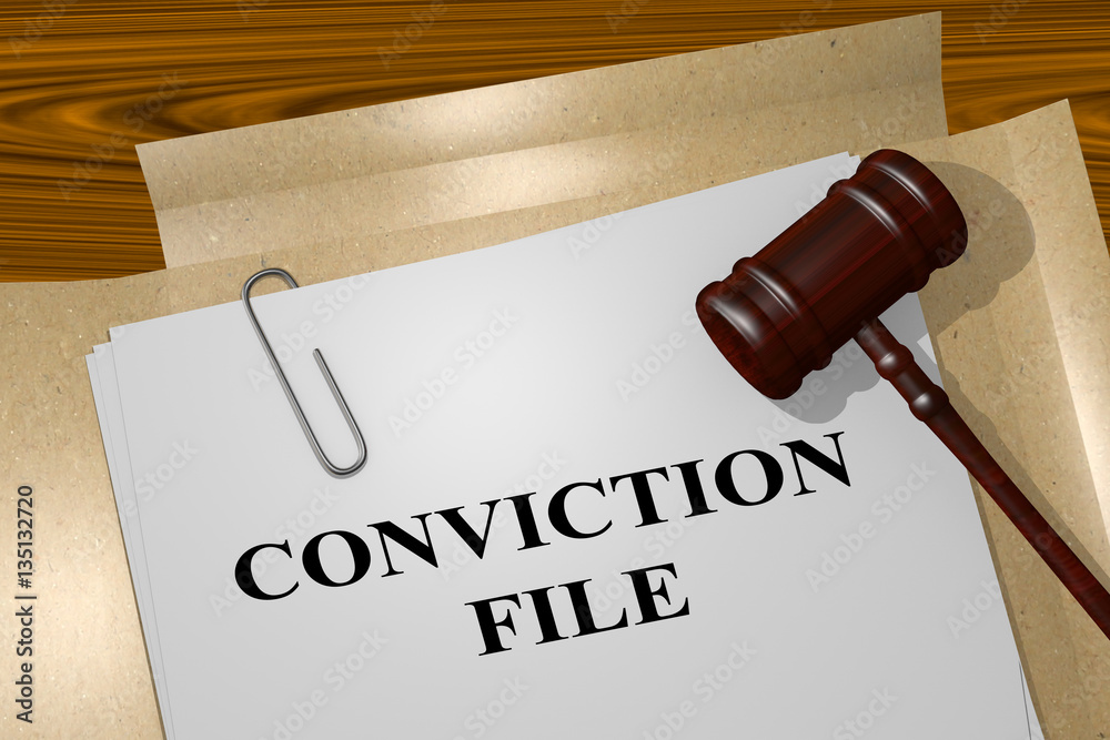 Conviction File concept Conviction File concept
