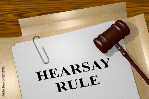 Hearsay Rule concept