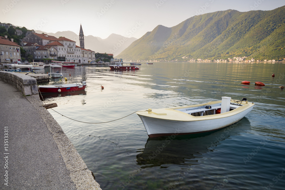 Fototapeta premium Bay of Kotor, Perast, Montenegro