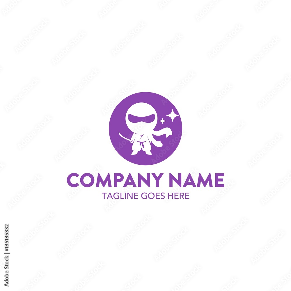 Ninja Mascot Logo