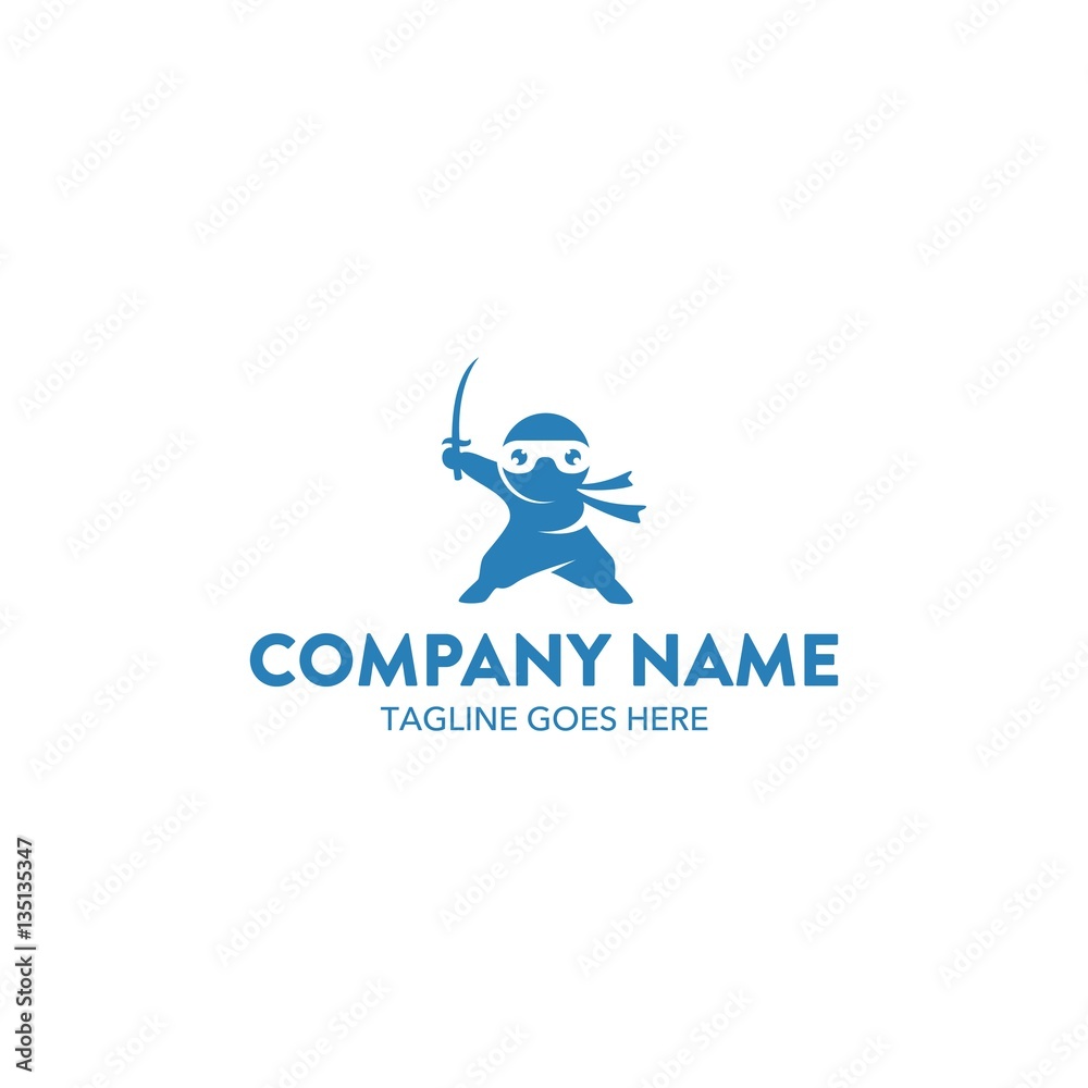 Fototapeta premium Ninja Mascot Logo
