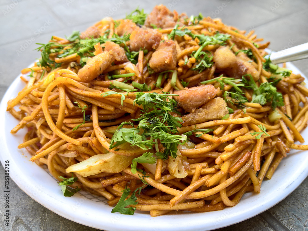 Plate of Chowmein