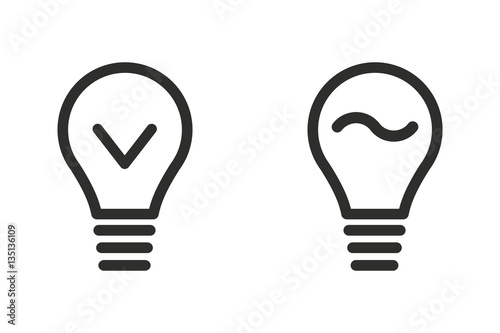 Lamp - vector icon.