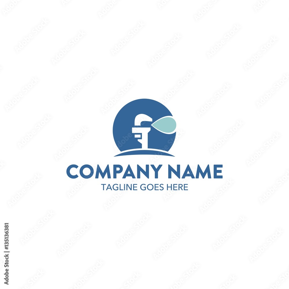 Plumbing Service Company Logo