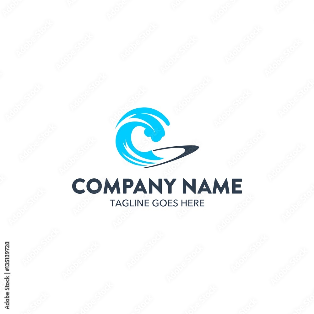Surfing Company Logo Surfing Company Logo