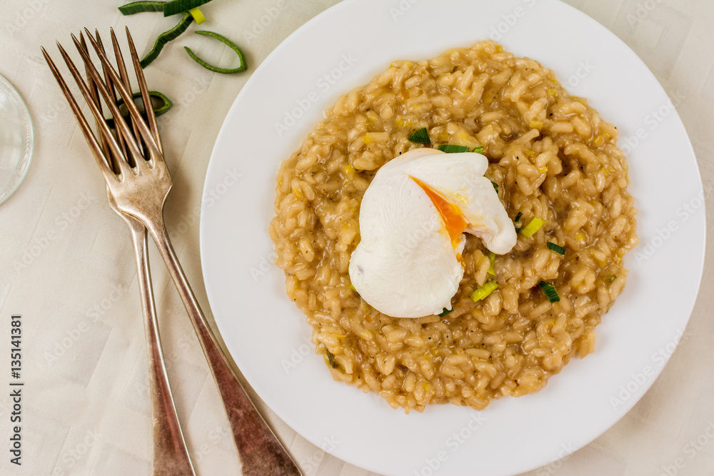 Risotto with leek Risotto with leek