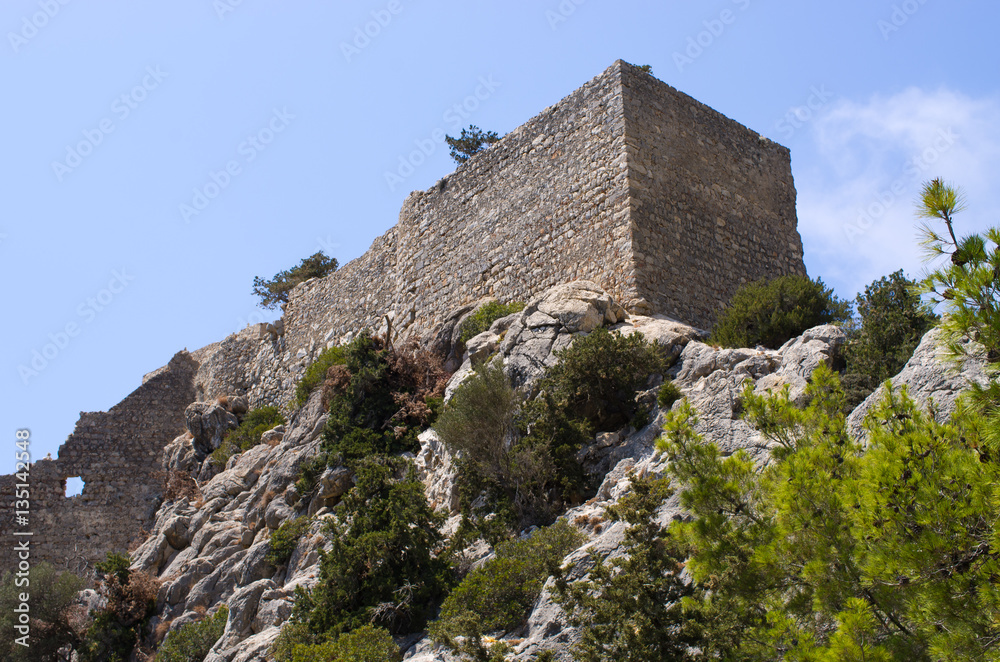 Castle of Monolithos, Rhodes island, Greece