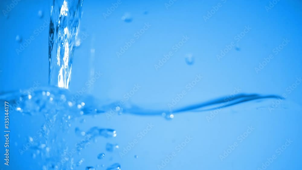 Water surface splashing. Waves in slow motion Water surface splashing. Waves in slow motion