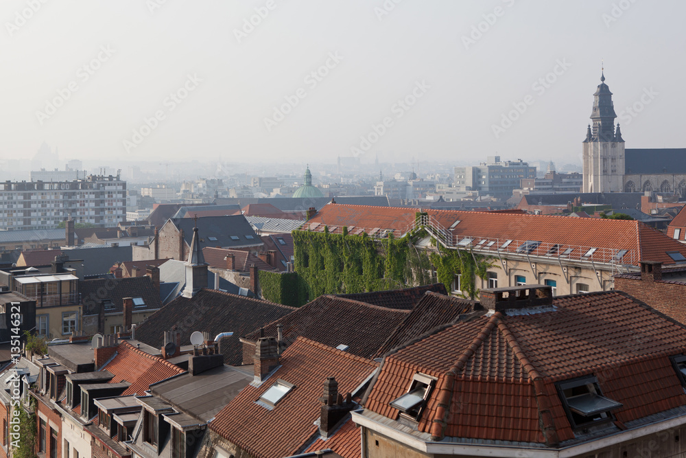 view from above the top of tower