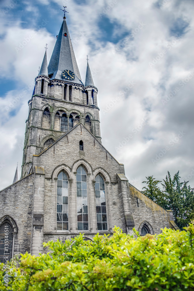 Saint-Jacques church in Tournai, Belgium. Saint-Jacques church in Tournai, Belgium.