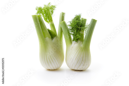 Fennel bulb with leaves