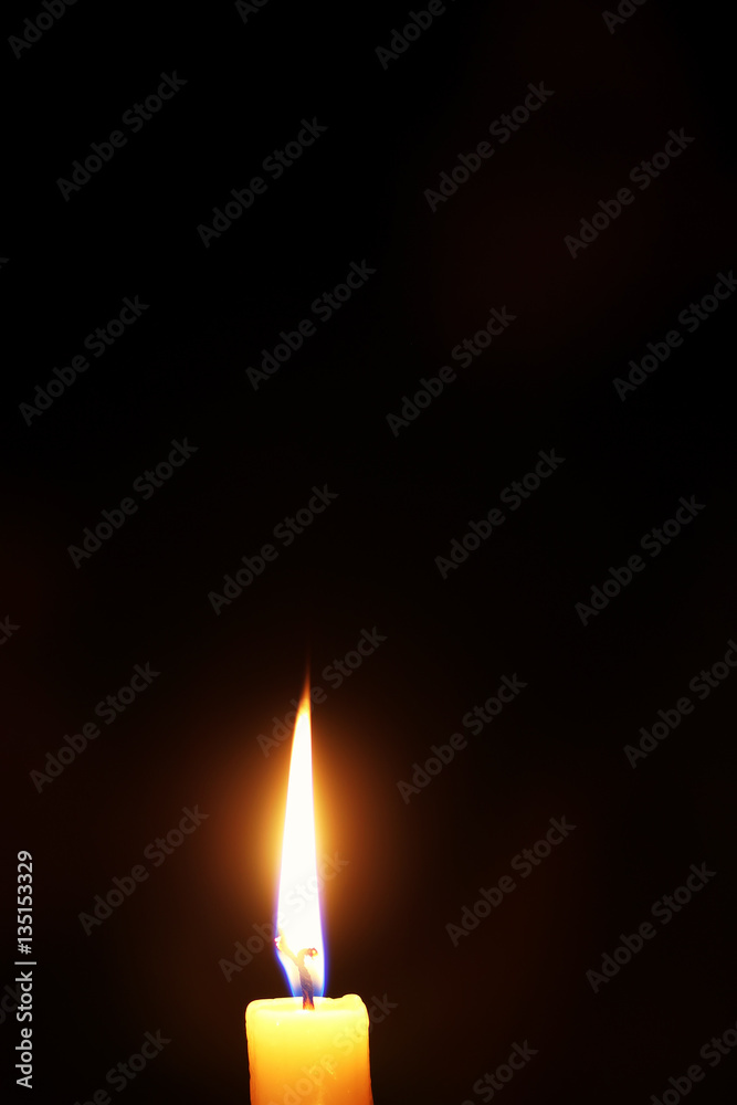 candle flame isolated on black candle flame isolated on black