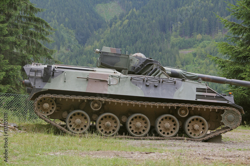 Panzer in Gedenkstätte in Kärnten