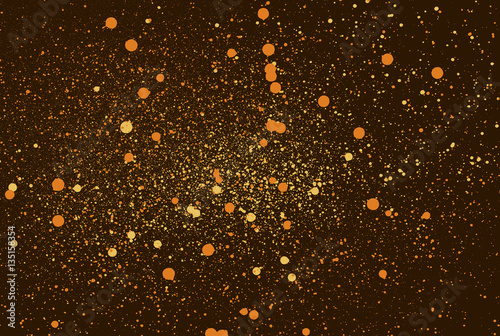 graffiti speckled background in brown orange